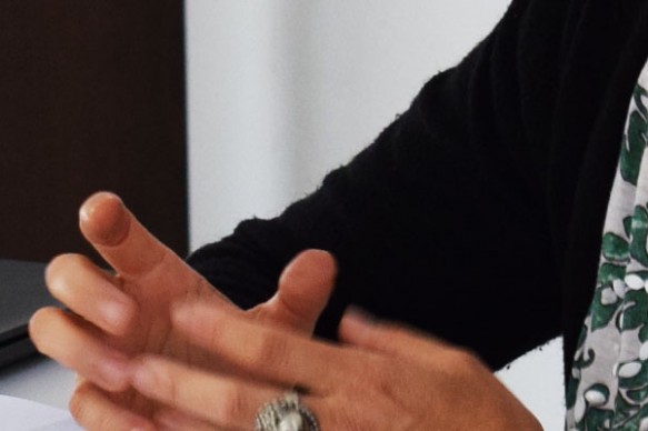 Manos en primer plano