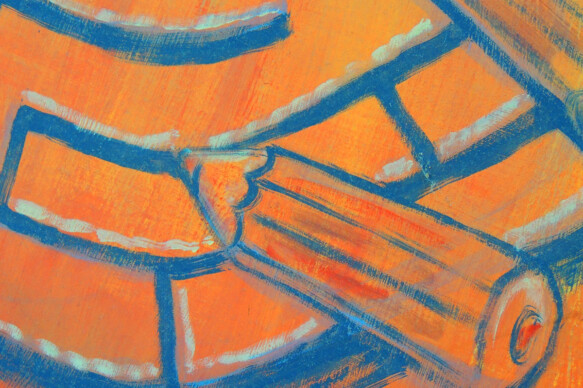 lápiz detalle de pintura