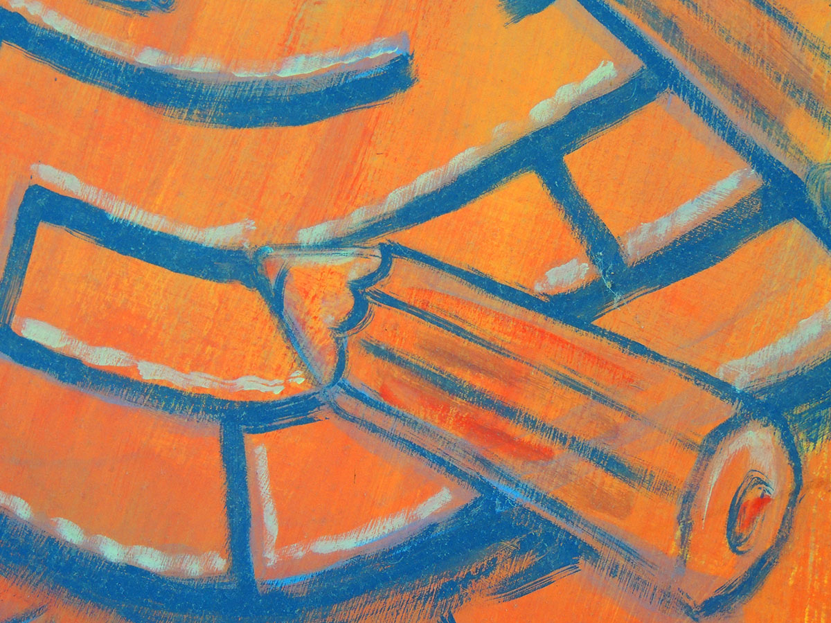 lápiz detalle de pintura